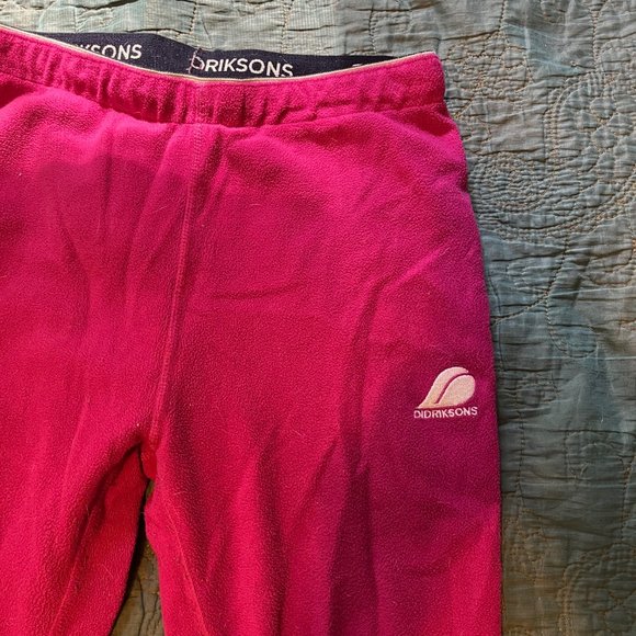 Pink fleece pants - Picture 1 of 8